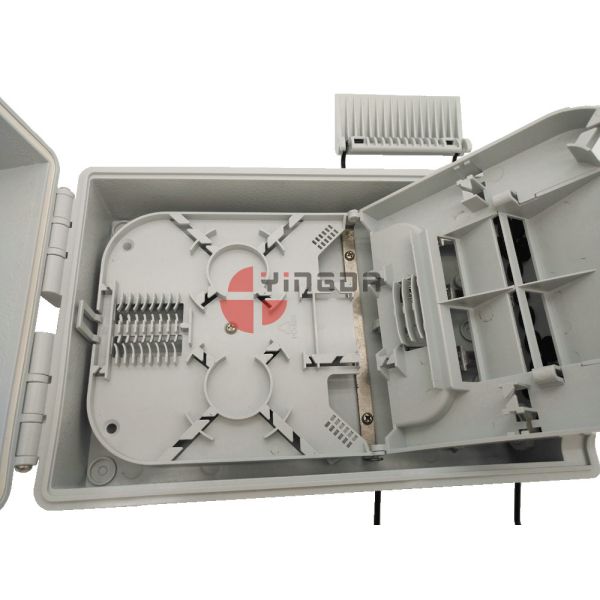 SC Drop Cable Straight Through Outdoor Fiber Termination Box GFS-16W 16 Ports