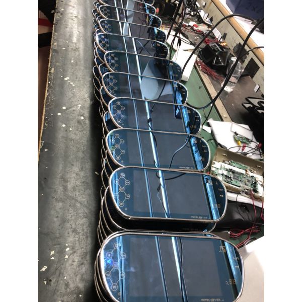 OEM / ODM 7 Inch Car Rear View TFT LCD Monitor Supports 1080P Video Player