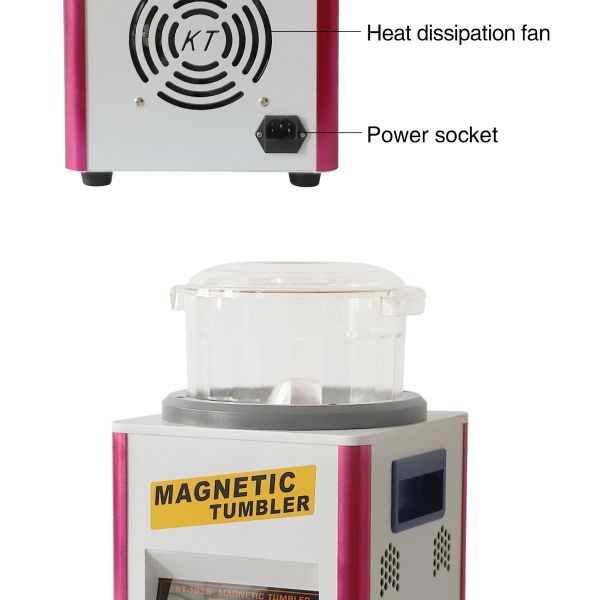 Jewelry Tools Equipment Electric Polishing Machine Magnetic Tumbler KT-185S