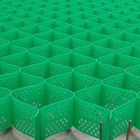 Réseau géocellé de terre Shed Base Honeycomb plastique géocellé de gravier Réseau géocellé mur de soutènement