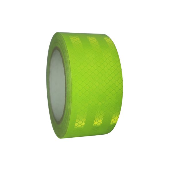 Fluorescent Yellow Green Reflective Tape Adhesive 3M for Truck Crystal Reflectors
