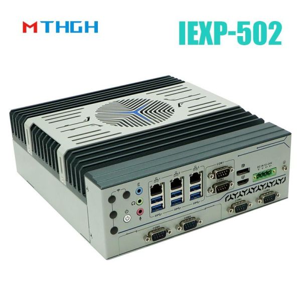 IEXP-502 Industrial Mini PC with Mini PCIe Expansion Slot and Intel Core i3/i5/i7 10th/11th Processor in All Aluminum Chassis