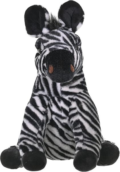 República Selvagem Zebra Plush, Animal Recheado, Brinquedo Plush, Presentes para Crianças, Cuddlekins 12 polegadas, Multicolor