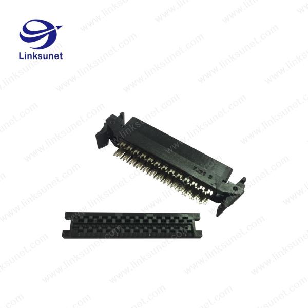 Hirose 52pin 1.27mm rows 2 black connectors Flat cable for automotive