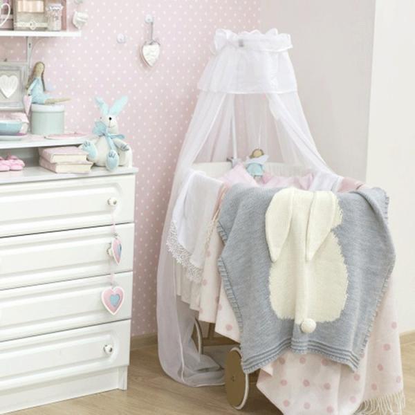 Customized Washable Soft Newborn Blanket 30x40in Sofa Knitted Cotton Blankets