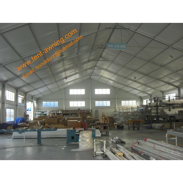 Temporary Outdoor Warehouse Tent, PVC Waterproof Aluminum Storage Tent