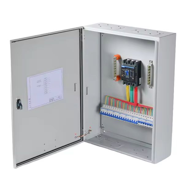 Customizable Double-Door Distribution Panel with IP54 Protection and Hot-Dip Galvanized Steel for Indoor and Outdoor Use