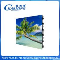 38 kg de poids P4 960x960 épaisseurs 128 mm Écran d'affichage LED extérieur avec verrouillage étanche