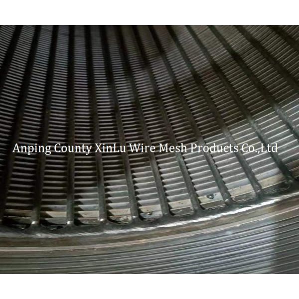 Strength 316L Stainless Steel wedge wire screen pipe Tube Male/Female Thread Connection