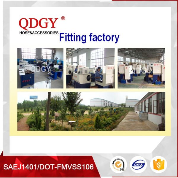 dot sae j1402 hot selling Anti-aging EPDM trailer air brake Hose and hose fittings