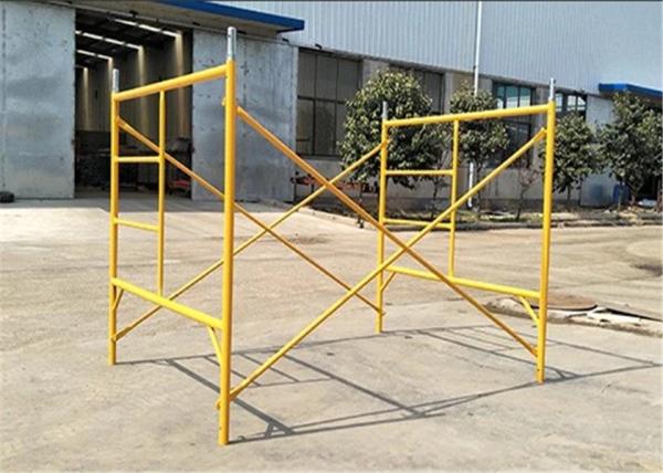 Outdoor Mason Frame Scaffolding Galvanized Construction Ladder Long Life Time