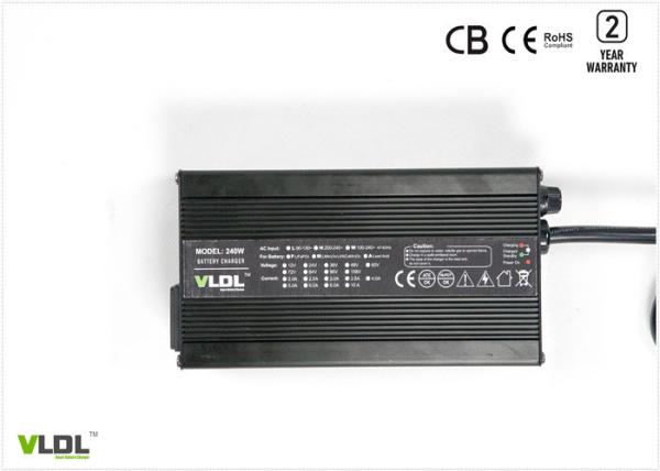 Portable Racing AGM Battery Charger 12V 10A Intelligent 4 Steps With Aluminum Casing