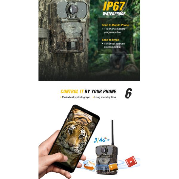 Камера игры карты 3g SD SDHC, Programmable камера следа HD Victure