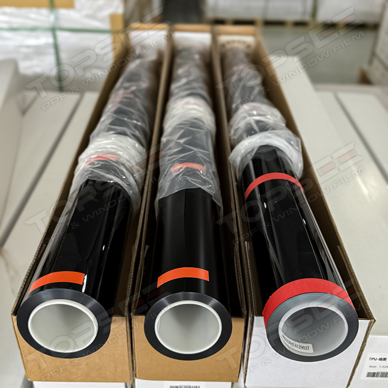 Matte Black Paint Protection Film 7.5 Mil 190microns TPH TPU for Car Body Protection 1.52*15M Size