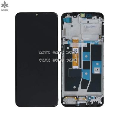 Affichage LCD Écran tactile Pour A16 4G Affichage OEM complet avec cadre Pour Oppo A16s noir avec pièces