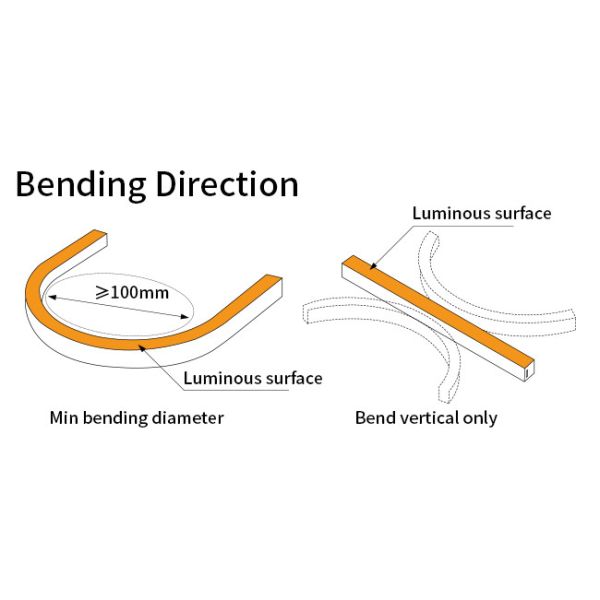 Tubo de neón de silicona con vista lateral 08*16mm Luces de tira LED rojas IP67 Impermeable Personalizado