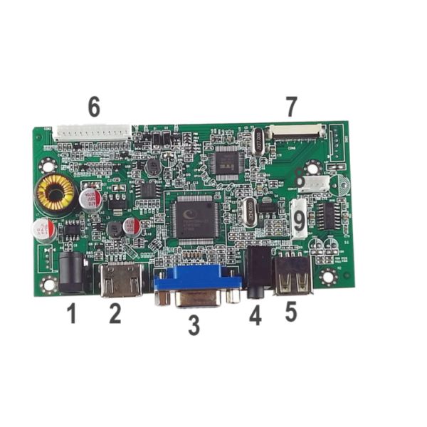 аксессуары экрана 1920x1080 IPS LCD с доской водителя экрана EDP USB VGA AV