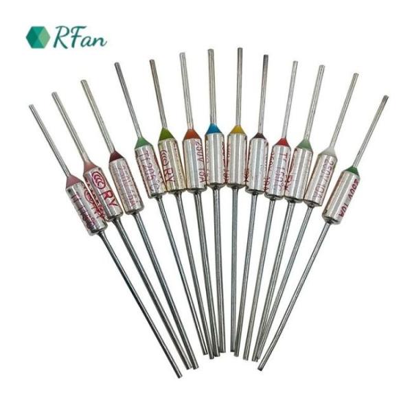142°C Fusível térmico Aupo Fusível térmico desligado 250V 10A Para ferro de curling