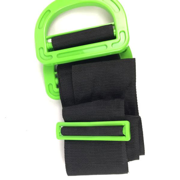 Cinture de déménagement et de levage réglable Relèves antidérapantes Cintures de bandes de nylon pour meubles Boîtes de transport Cintures de déménagement Autres articles ménagers Noir