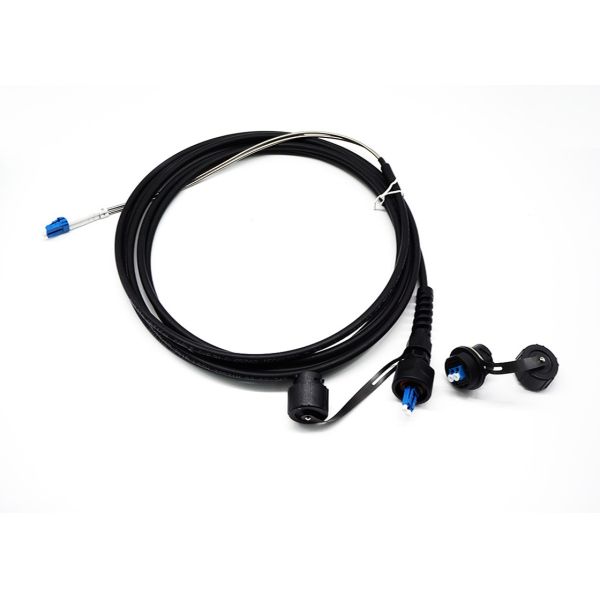 Waterproof IP66 Multimode Fiber Patch Cord Optical Fiber Jumper Against Miece