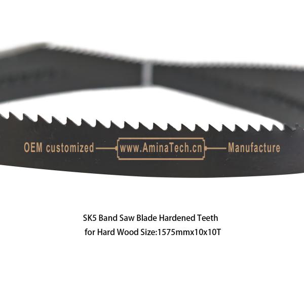 SK5 Band Saw BladeHardened Teeth for Hard Wood Size:1575mmx10x10T