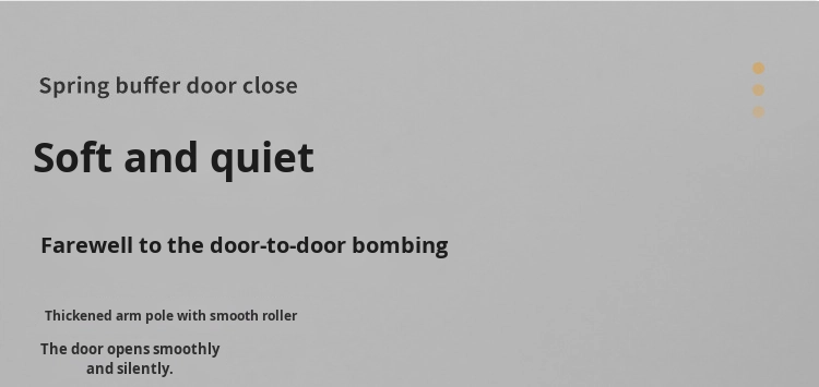 Silent Spring Automatic Door Closer Aluminum Alloy Wood Simple Design 180 Opening 50kg Capacity Household Hotel Use Normally