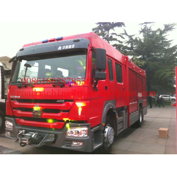 6m³ / 8m³ Foam Fire Fighter Truck Bridge Wagon Fire Emergency Truck 290HP