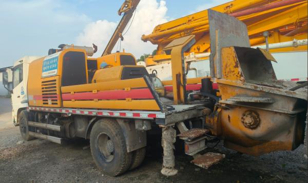 Used 2012 Sany Truck Mounted Concrete Line Pump Concrete Machinery 90-18mpa