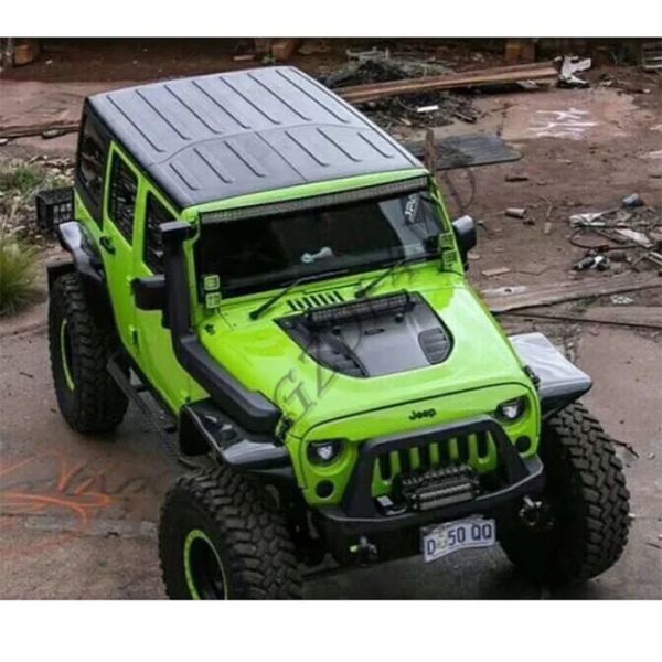 Jeep Wrangler JK TrailCat Car Hood Scoop E - Coated Ready To Paint Steel