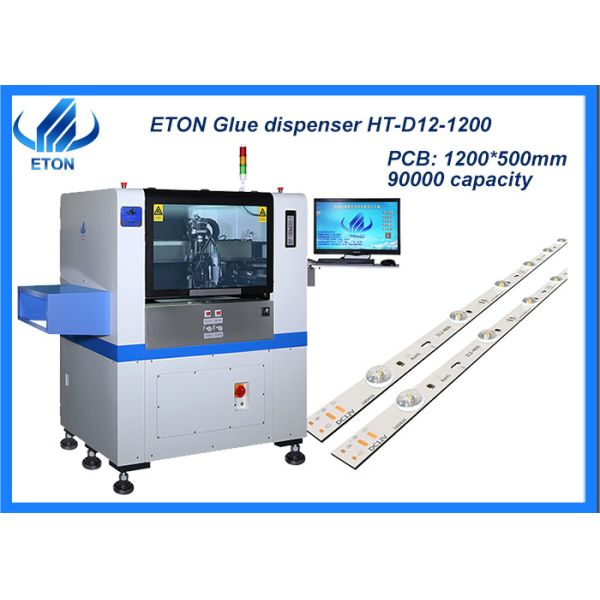 SMT Glue Dispenser Machine Used To Achieve Dot / Line / Round / Arc Shape