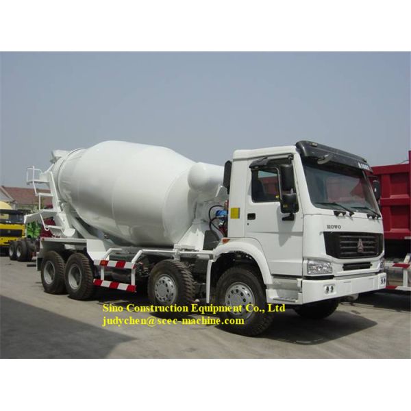 Durable Concrete Handling Equipment Sinotruk Howo 8x4 12m3 Cement Mixing Truck