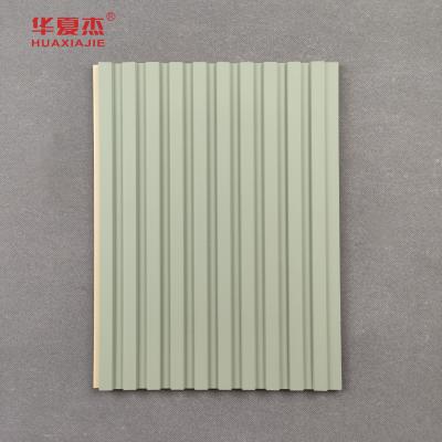 WPC Fluted Wall Panel Green Moisture Proof Durable Pvc Wall Panel For Interior Decoration