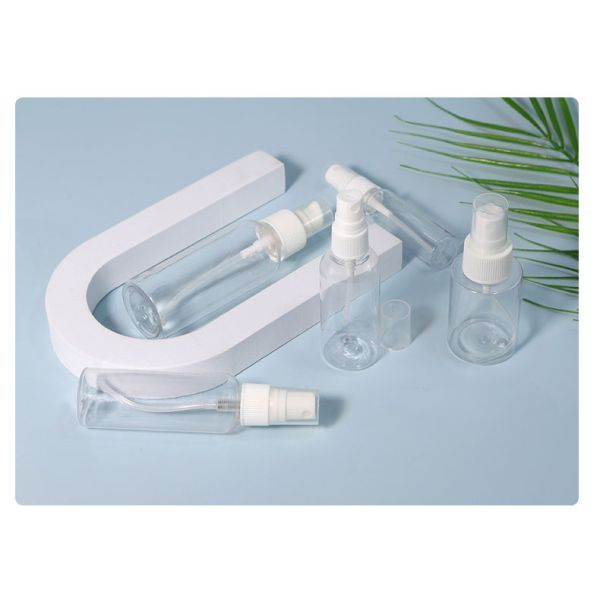 Botellas cosméticas de plástico personalizadas Botella de crema facial ovalada Embalaje vacío