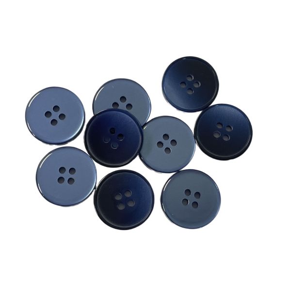 Необычные пуговицы для рубашек Темно-синий 28L С маленькой каймой Использование на одежде