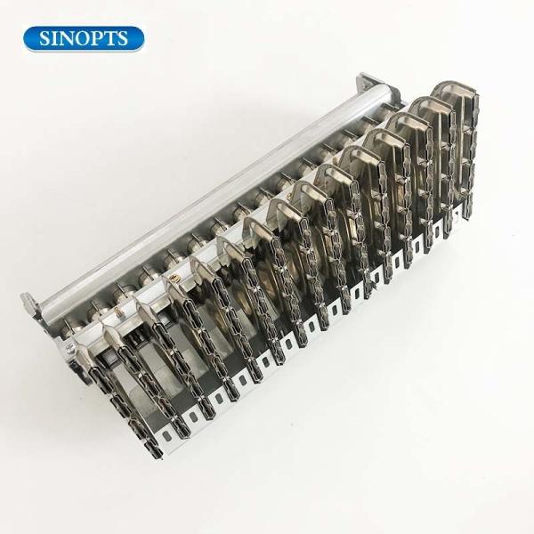                  17 Rows Gas Boiler Steam Fire Row Stainless Iron Zinc Plate Burner Tray Heat Exchanger for Boiler Spare Parts             