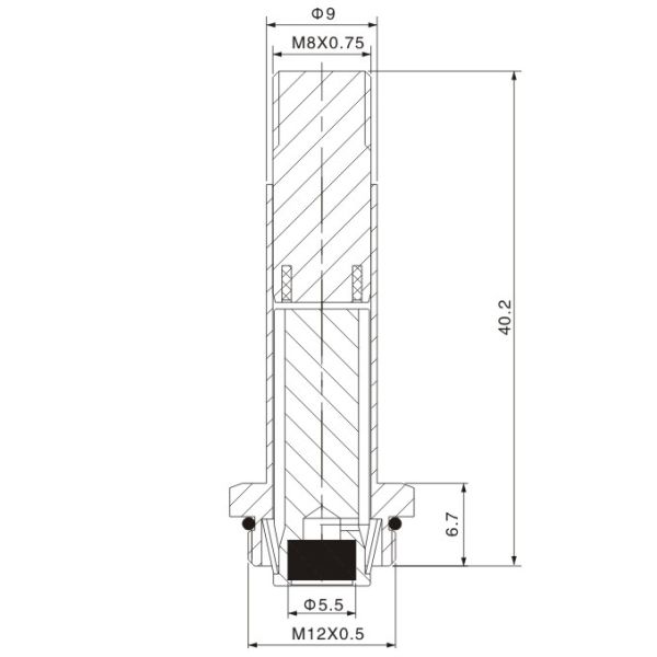 Проводник 1556640 плунжера нержавеющей стали 304 уплотнения ОДЫ EPDM PTFE 1710520 1710519 1710541