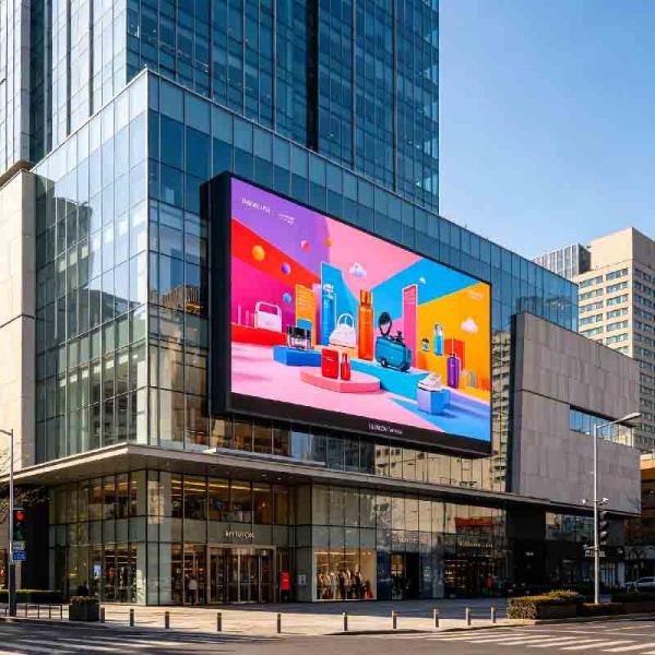 P5 Outdoor LED display screen, shopping mall activity screen, outdoor high protection, high brightness, high durability large screen