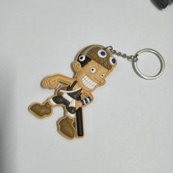 Custom Anime Keychain PVC Pendant Accessories Cartoon Key Ring make Keychain toy