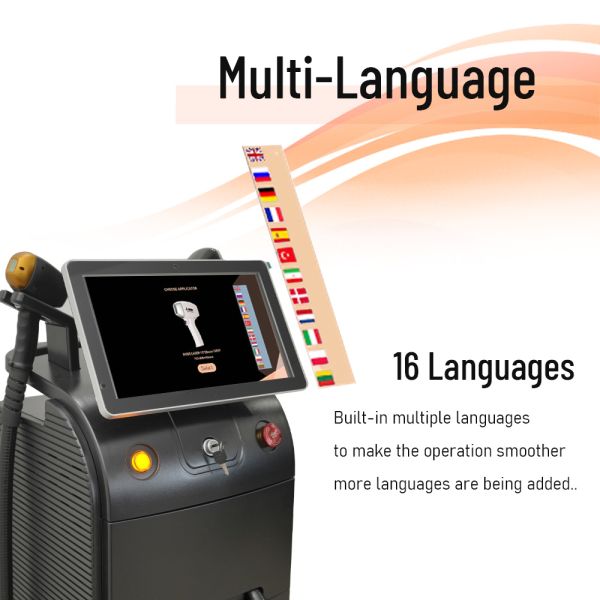 2 In1 Diode Laser Machine Multi Functional Yag Tattoo Removal Machines Electric