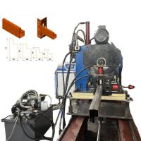1.0-2.0mm espesor acero galvanizado sistema vertical de soldadura láser máquina de moldeado de rodillos de viga paso