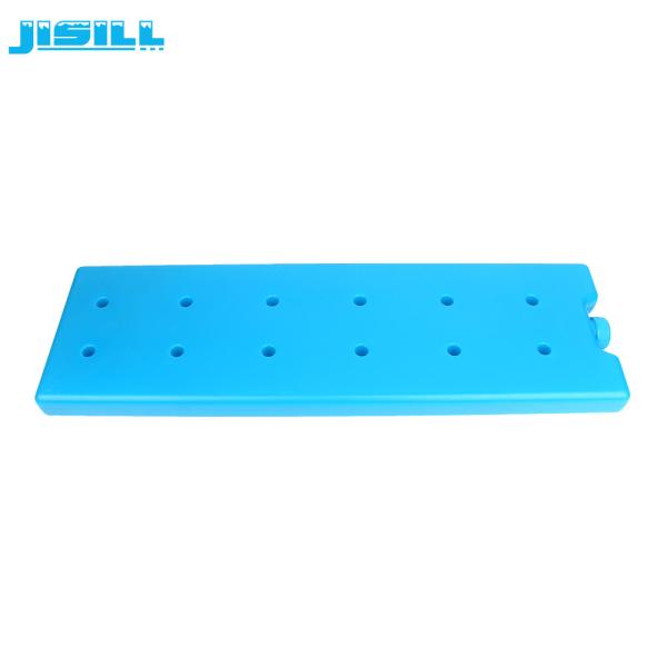Grade de alimentos HDPE grandes pacotes de gelo mais frios peso leve 64.8 * 20 * 4.2cm com pó de resfriamento para alimentos congelados