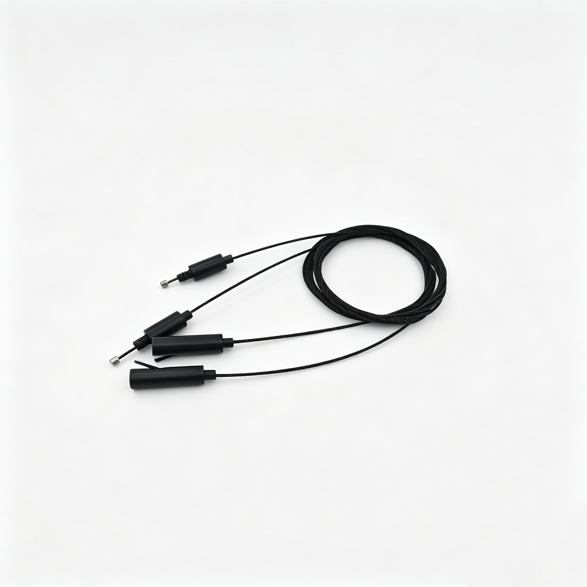 Factory OEM Custom Black Adjustable Cable Gripper Complete Brass Wire Rope EDP Coated Indoor Ceiling Lamp Suspension Accessory