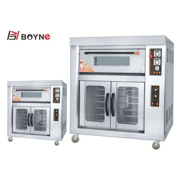 Промышленная нержавеющая сталь одна печь газа подносов слоя 2 с Proofer