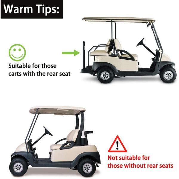 Подлокотник заднего сидения тележки гольфа EZGO Yamaha с держателем чашки