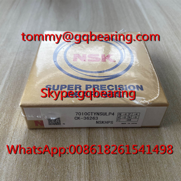 NSK 7010CTYNSULP4 Сверхточное угловое контактное шаровое подшипник 7010 спиндовое шаровое подшипник