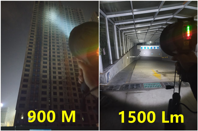 1500 фара люменов IP66 водоустойчивая перезаряжаемые на открытом воздухе самая сильная