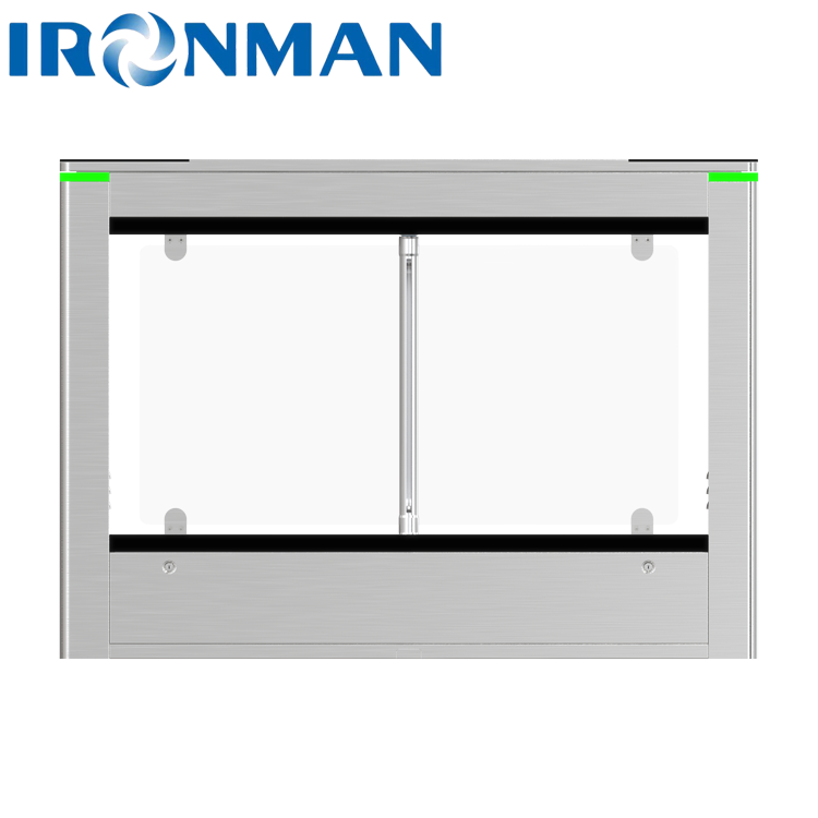 Automatic Swing Turnstile Barrier for Commercial Buildings Fast, Quiet, Brushless Motor Pedestrian Gate with Smart Access Control