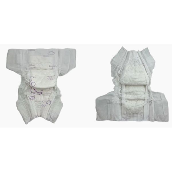 Fabricante de pañales súper absorbentes y transpirables Pañales desechables para niños y niñas Venta al por mayor