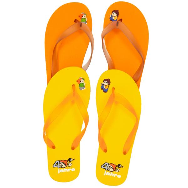 V strap full color  printed  Women Flip flops  thongs slipers manufacturers