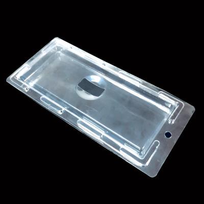 Custom Clear PET Snap Lock Packaging for Flat Mop Secure Two-Piece Design